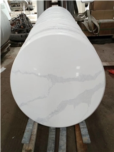 Quartz Stone Cafe Table Top,Artificial Calacatta Tops