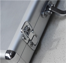 Aluminum Box For Quartz Marble Sample With Handle