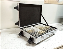 Aluminum Trolley Suitcase For Tile Sample Holding