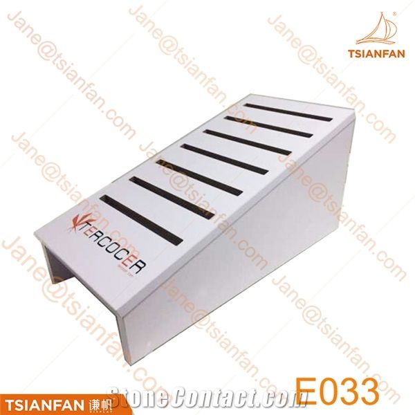 E033 Granite Racks Slate Fixture Display Metal Flooring Racks
