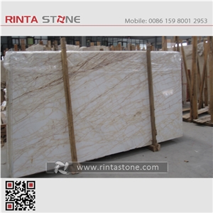 Golden Spider Marble Gold Lightning Flash Buff Beige Yellow Slabs