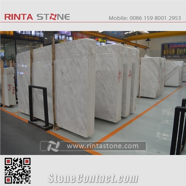 Greece White Marble Volakas Pyrgos Pirgo Pirgon Alas Gangsaw Slabs