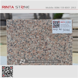 Marry Red Granite Rosa Spring Natural / Buff Stone Blocks Quarry
