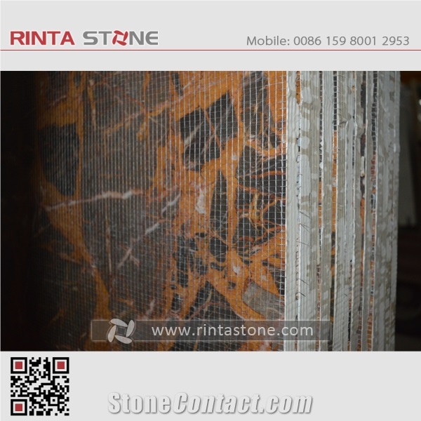 Royal Emperador Marble Yellow Golden King Portoro Gold Gangsaw Slabs