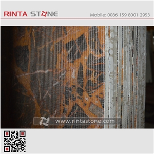 Royal Emperador Marble Yellow Golden King Portoro Gold Gangsaw Slabs