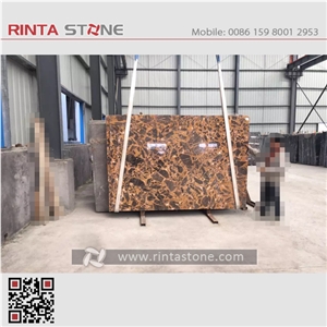 Royal Emperador Marble Yellow Golden King Portoro Gold Gangsaw Slabs