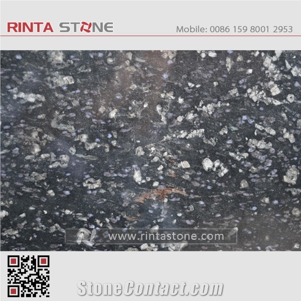 Vatas Shining Granite Blue Galaxy Star Black Slabs