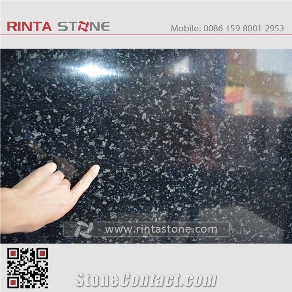 Vatas Shining Granite Blue Galaxy Star Black Slabs