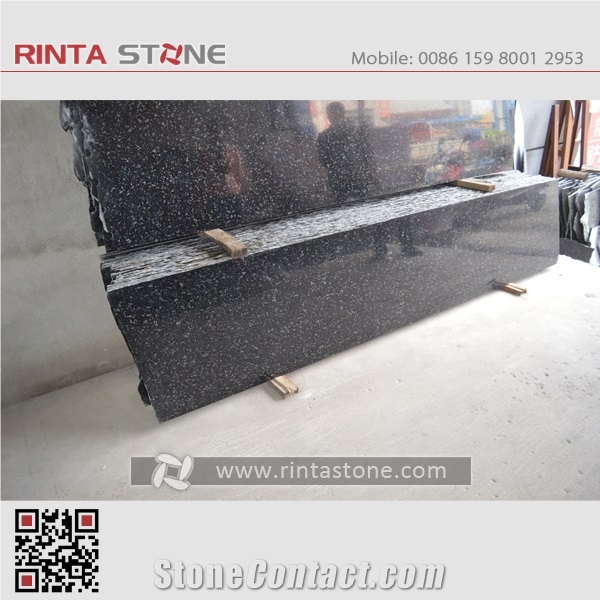 Vatas Shining Granite Blue Galaxy Star Black Slabs