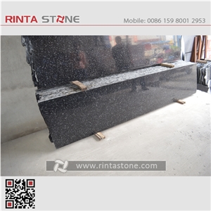 Vatas Shining Granite Blue Galaxy Star Black Slabs