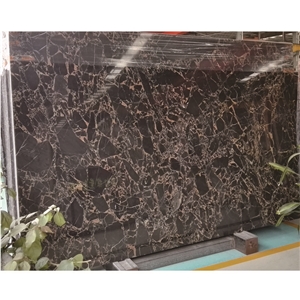 Black With Gold Veins  Portoro Gold Marble Slab