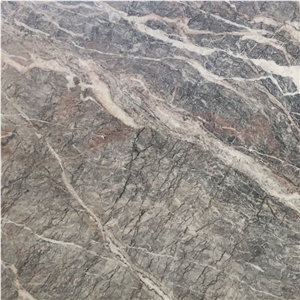 Countertop Flooring Italian Type Fiore Di Bosco Italy Grey Marble Slab