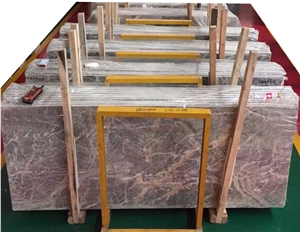 Countertop Flooring Italian Type Fiore Di Bosco Italy Grey Marble Slab