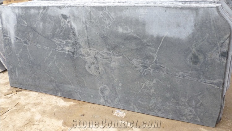 Premium Aquasol Light Silver Grey Granite Slabs