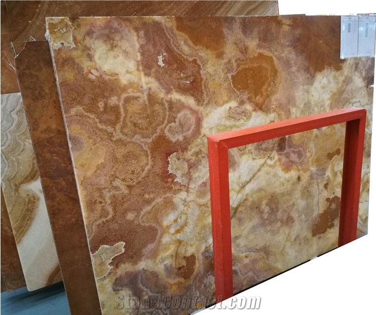 Promotion Cheap Price Jade Beige Brown Onice Onyx Slabs