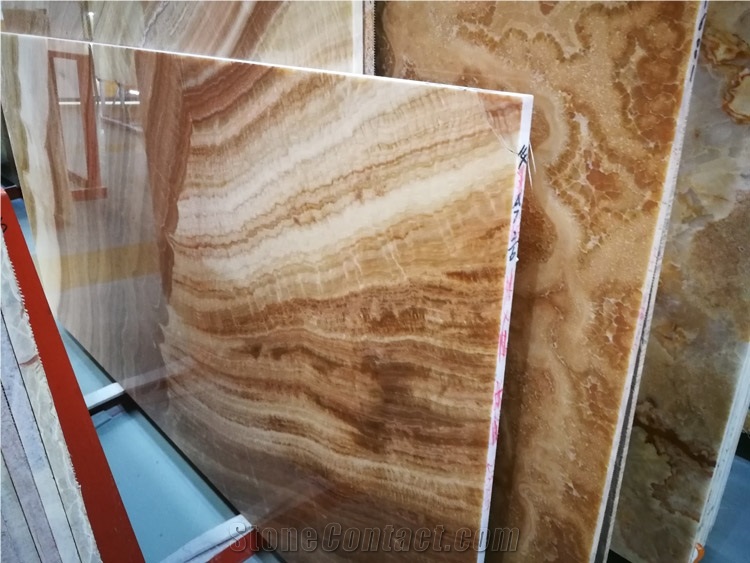 Promotion Cheap Price Jade Beige Brown Onice Onyx Slabs