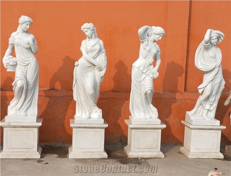 Four Season Statue Sculpture Western Statues Sculpture Garden Statue
