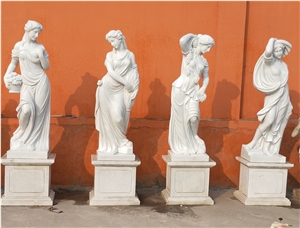 Four Season Statue Sculpture Western Statues Sculpture Garden Statue