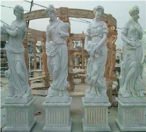Four Season Statue Sculpture Western Statues Sculpture Garden Statue