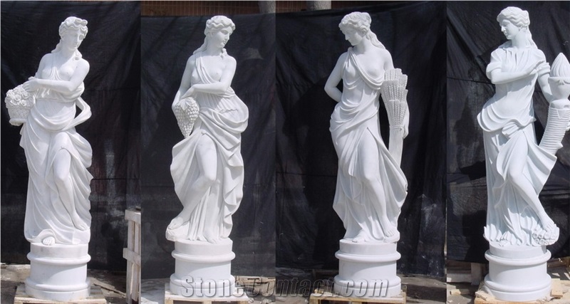 Four Season Statue Sculpture Western Statues Sculpture Garden Statue