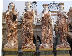 Four Season Statue Sculpture Western Statues Sculpture Garden Statue