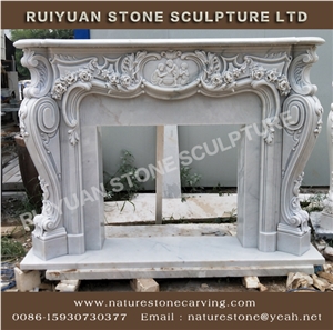 Lion Brown Marble Fireplace Marble Mantel Fireplace Mantel