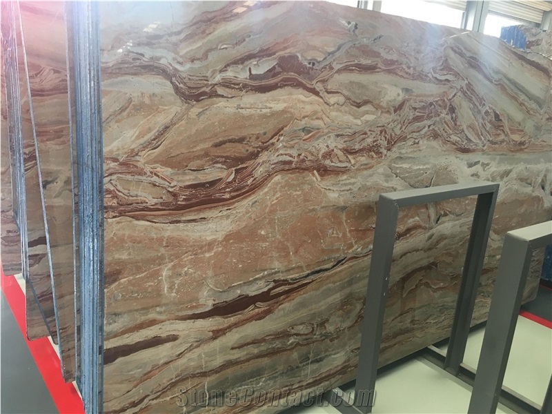 Monica Red Marble Slab &Tile,Italy Red Marble Slab