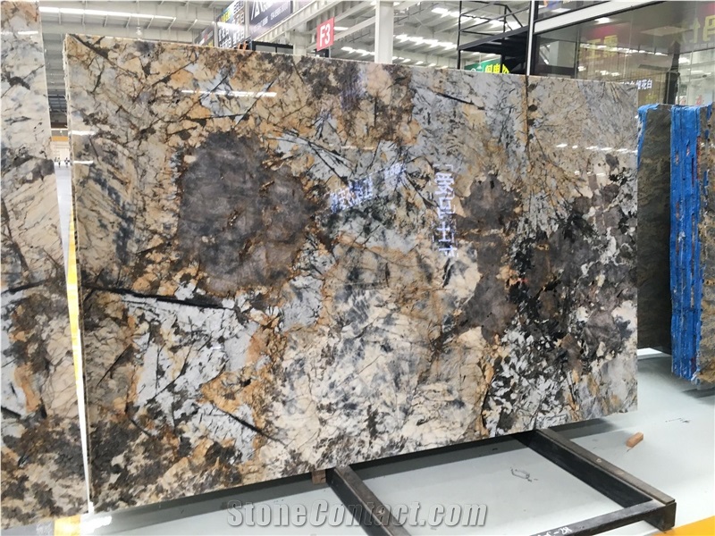 Shangri-La Gold Granite Slabs & Tiles
