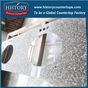 Bathroom Double Sink Granite Vanity Top