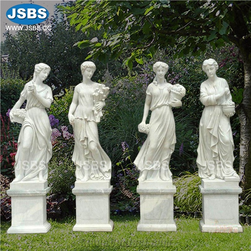 Garden 4 Season Girl Statue Four Season Sculpture Design