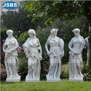 Garden 4 Season Girl Statue Four Season Sculpture Design