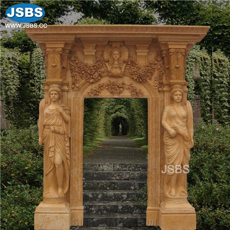 Stone Door Surround, Stone Door Frame. Marble Door