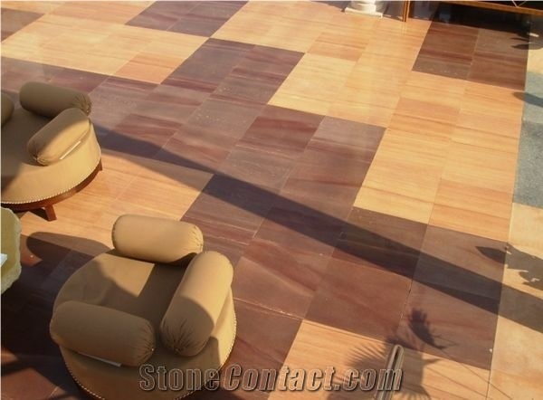Desert Rose Sandstone Slabs & Tiles
