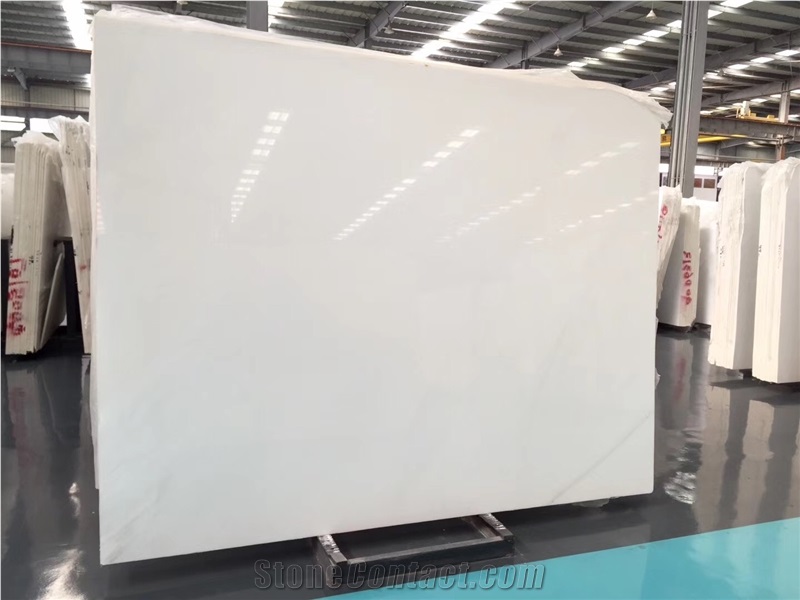High Quality Chinese Thassos White Jade Marble Tiles and Slabs