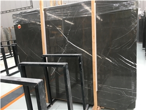 Popular Pietra Grey Honed Brown Marble Slabs