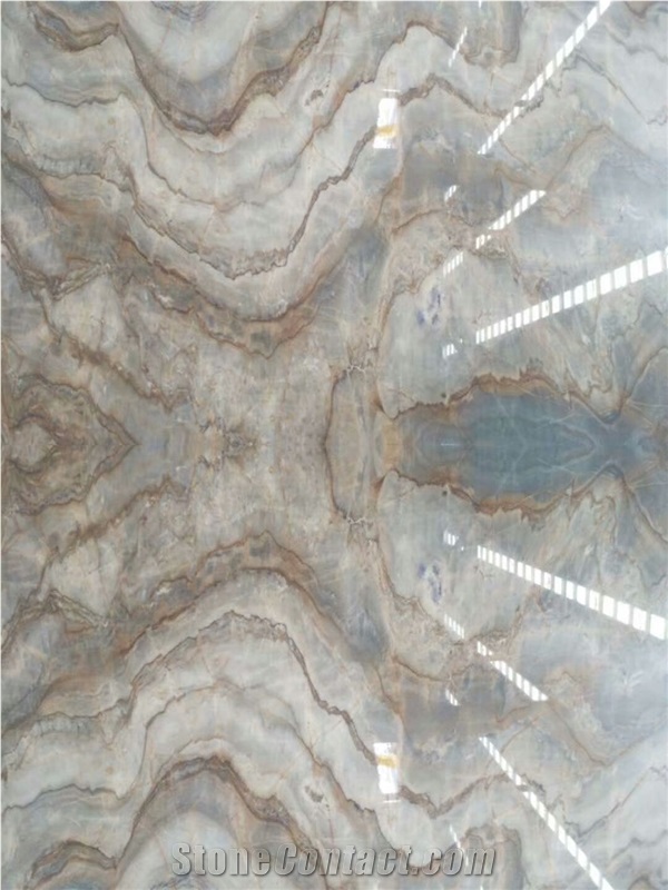 Blue Galaxy Marble Slabs Blue Marble from China Monet Sky for Wall