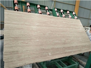 Cream Travertine for Exterial Wall and Floor Covering/Tiles