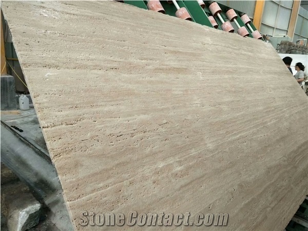 Cream Travertine for Exterial Wall and Floor Covering/Tiles