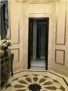 Crema Marfil Sierra Puerta Marble for Interial Wall and Floor Tile