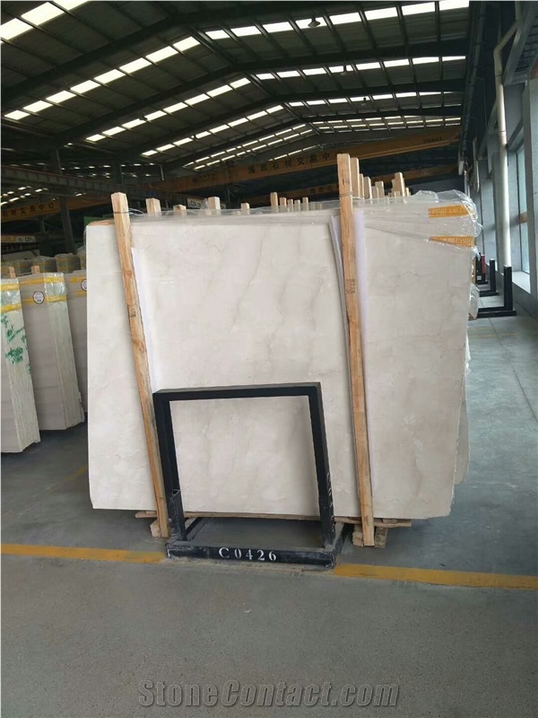 Crema Marfil Sierra Puerta Marble for Interial Wall and Floor Tile