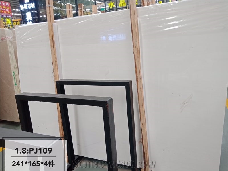 Greece Polaris White Marble for Interial Wall and Floor Covering/Tiles