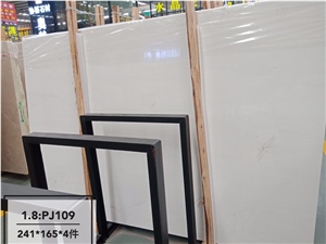 Greece Polaris White Marble for Interial Wall and Floor Covering/Tiles
