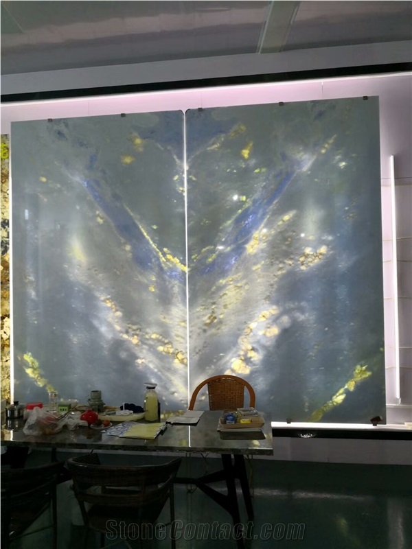 Jasto Romano Blue Marble for Interial Walling Tile