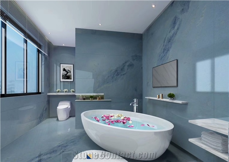 Jasto Romano Blue Marble for Interial Walling Tile