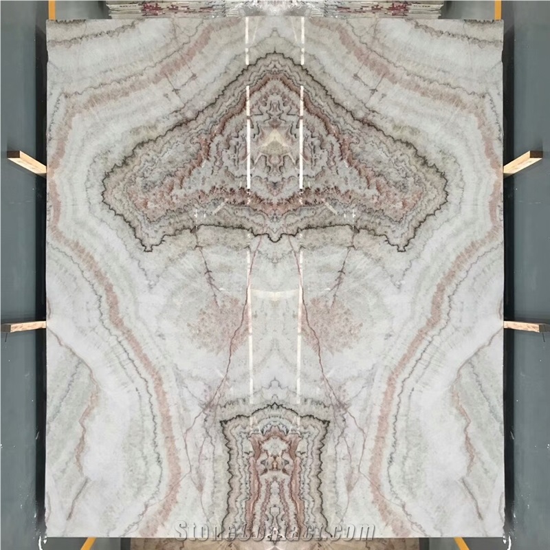 Spider Jade Onyx Book Matched for Wall and Floor Covering