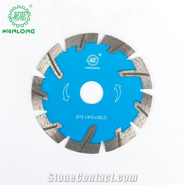 Sintered T Shape Dry Saw Blades for Granite Stone Cutting