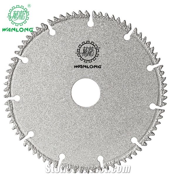 Vaccum Brazed Segmented Diamond Saw Blades for Marble Granite Steels