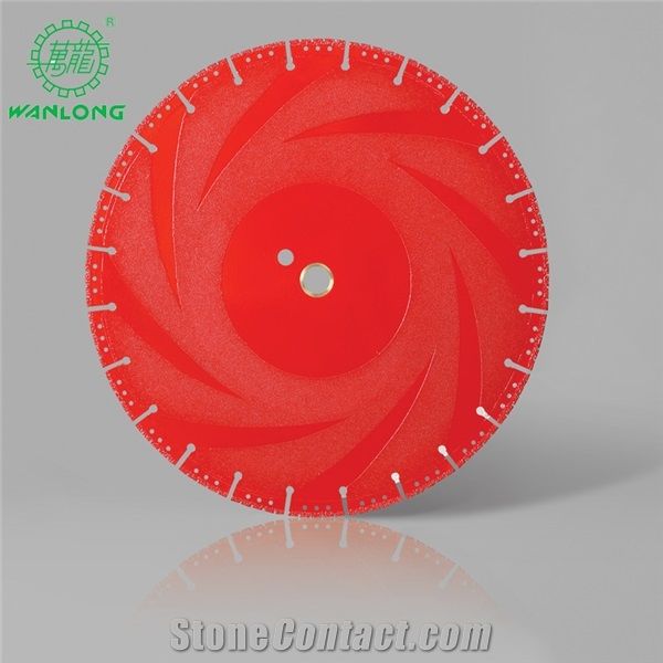 Vaccum Brazed Segmented Diamond Saw Blades for Marble Granite Steels