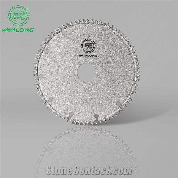Vaccum Brazed Segmented Diamond Saw Blades for Marble Granite Steels