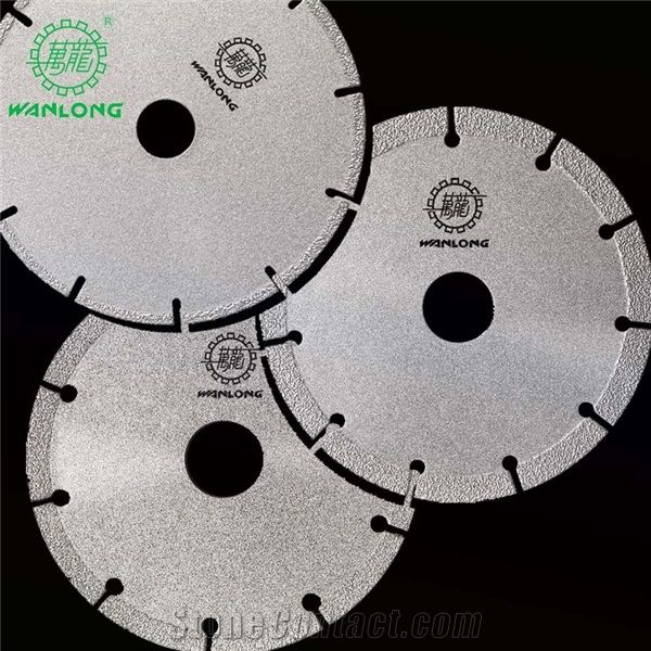 Vacuum Brazed Wet Diamond Cutting Blades for Marble Stone